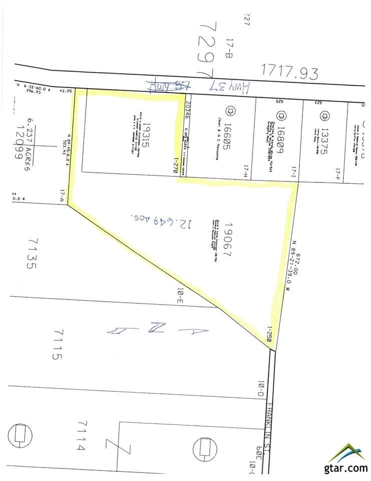 TBD S Hwy 37: S Hwy 37, Mount Vernon, TX 75457